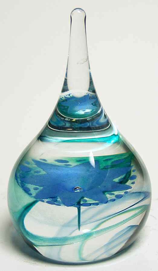 Caithness Paperweight Affection-Blue - 392 With Box by Caithness-1