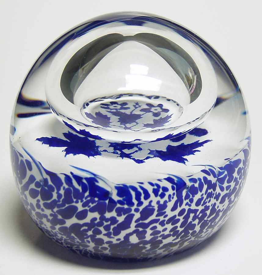 Caithness Paperweight Geranium - No Box by Caithness-1