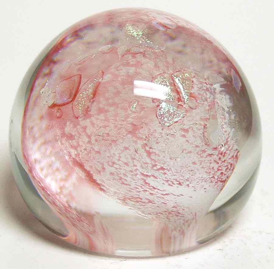 Caithness Paperweight Shimmer Pink - Boxed by Caithness-1