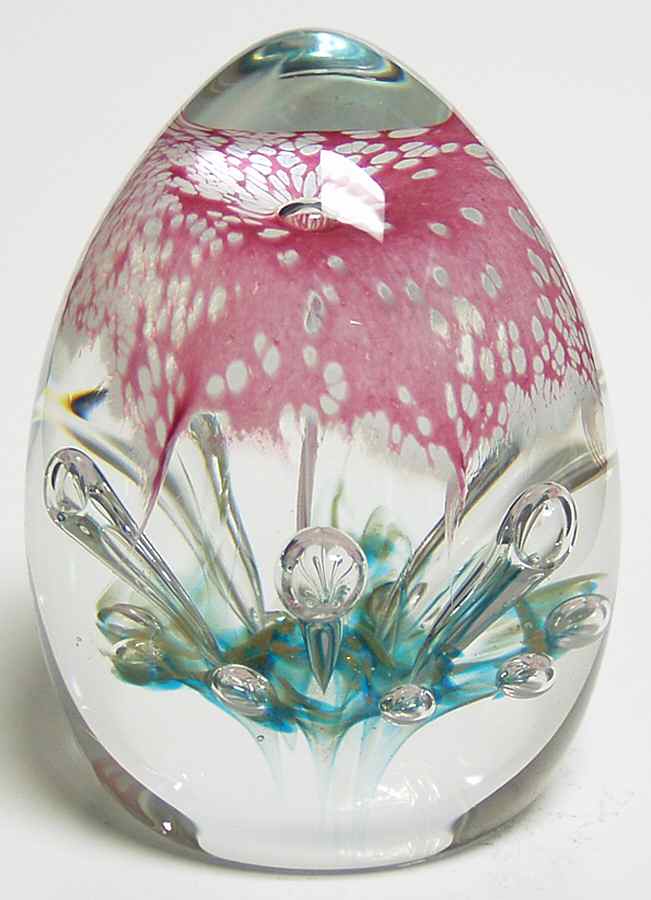 Caithness Paperweight Floral Dance Pink - No Box by Caithness-1