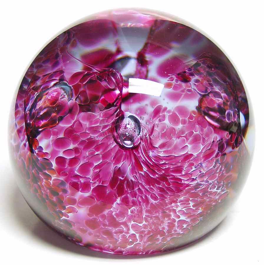 Caithness Paperweight Swirly Whirly-Ruby - Boxed by Caithness-1