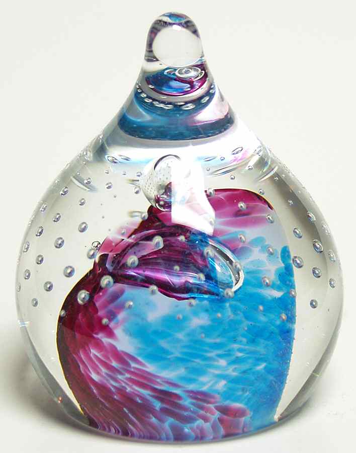 Caithness Paperweight Minor Celebrity-Aqua - Boxed by Caithness-1
