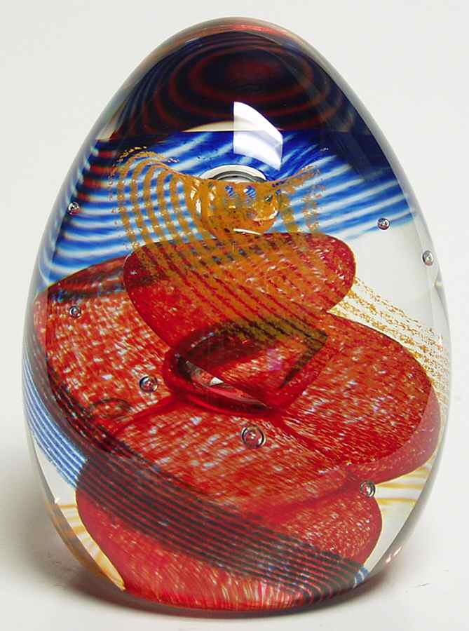 Caithness Paperweight Scarlet Twister - Boxed by Caithness-1