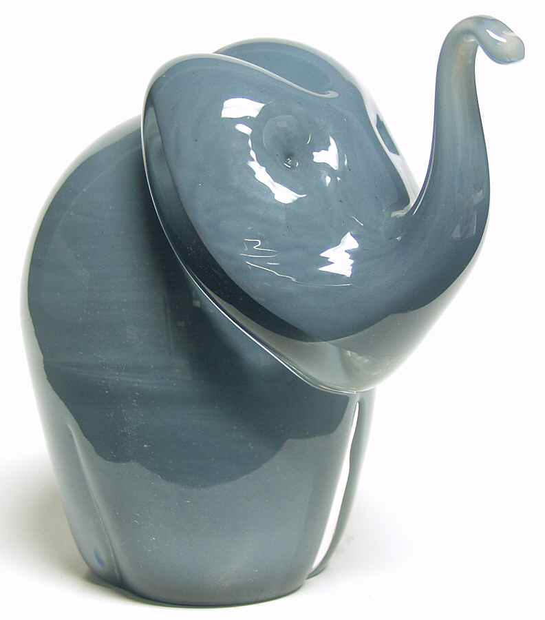 Caithness Paperweight Elephant Grey-Large - Boxed by Caithness-1