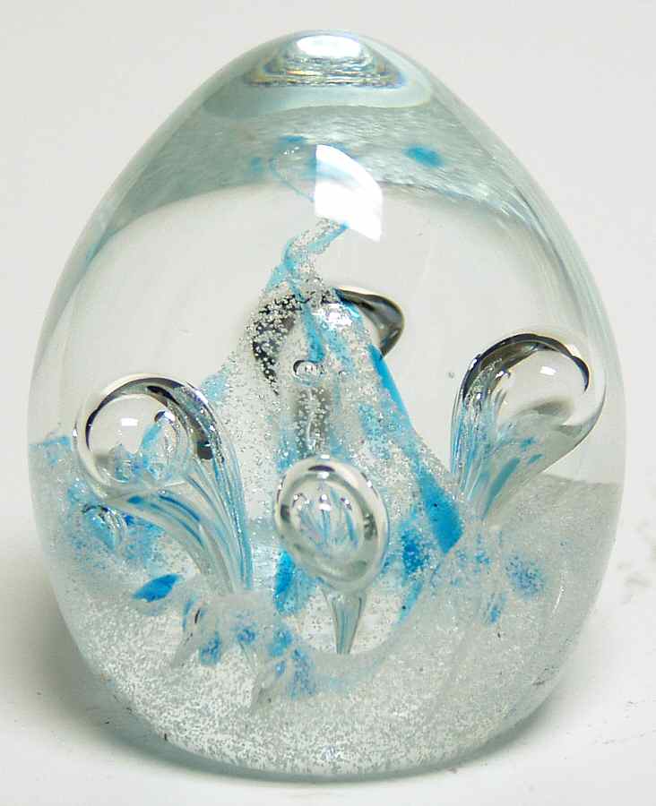 Caithness Paperweight Moonbeam-Blue - Boxed by Caithness-1