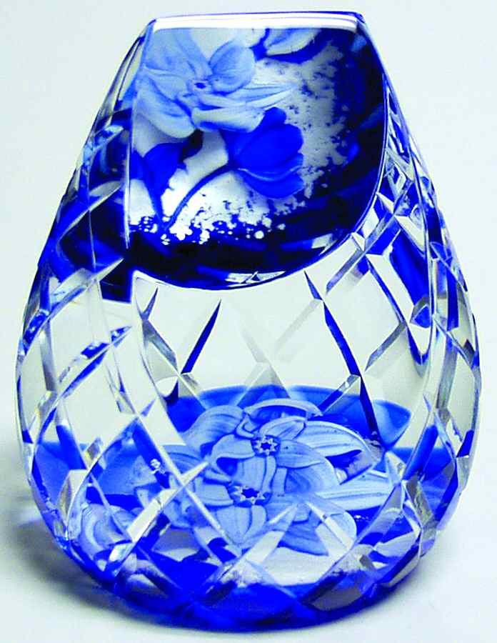 Caithness Paperweight Oriental Peony - With Box by Caithness-1