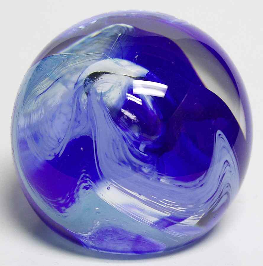 Caithness Paperweight Mooncrystal-Blue - Boxed by Caithness-1