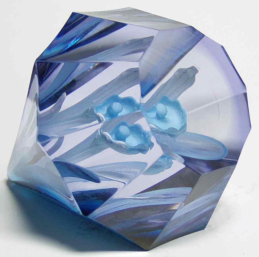 Caithness Paperweight Precious Jewel-Orchid - Bx527 With Box by Caithness-1