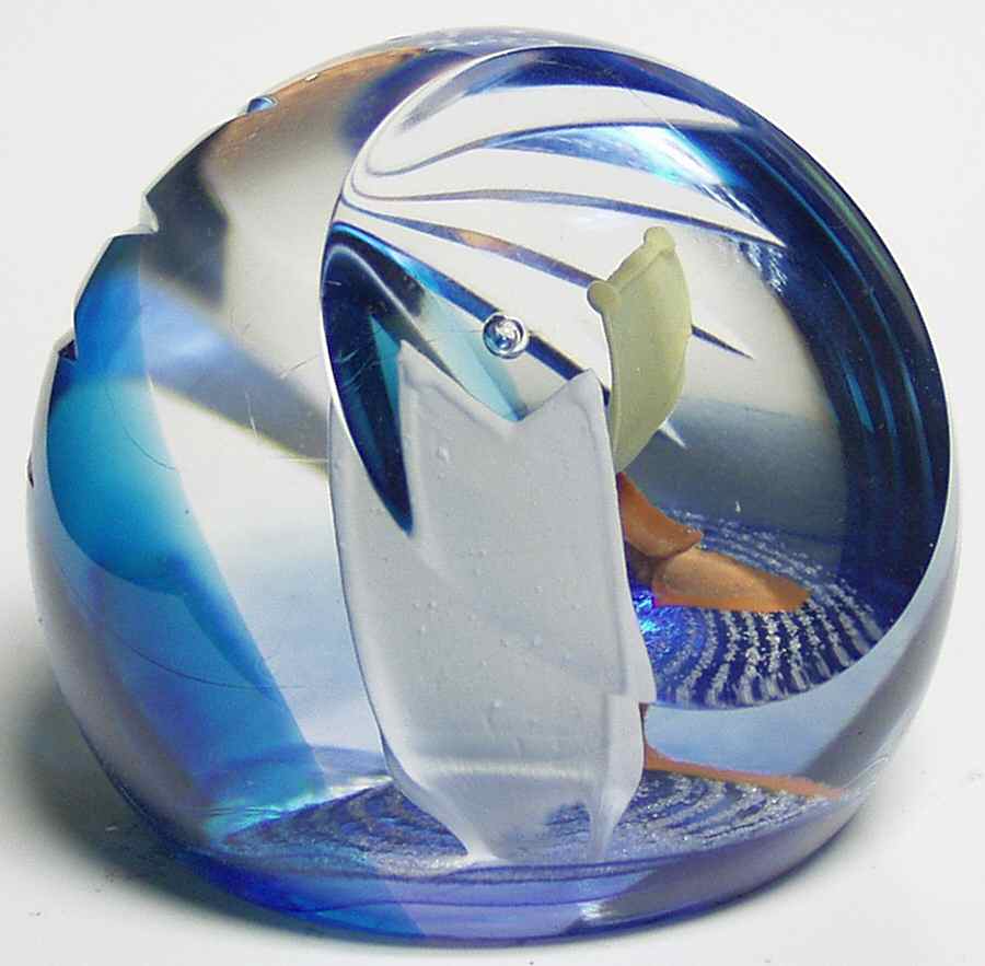 Caithness Paperweight Walking On Water - With Box by Caithness-1
