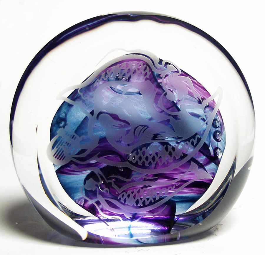 Caithness Paperweight Mermaid Quartet - Boxed by Caithness-1