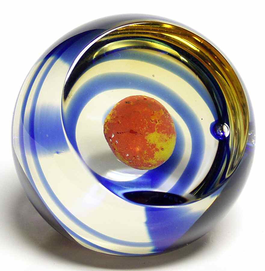 Caithness Paperweight Planet Mars - Boxed by Caithness-1