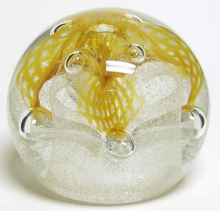 Caithness Paperweight Congratulations-Gold - With Box by Caithness-1