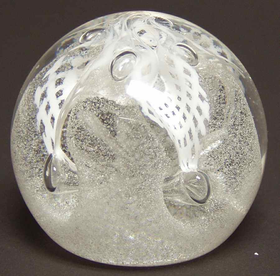 Caithness Paperweight Congratulations-Silver - Boxed by Caithness-1
