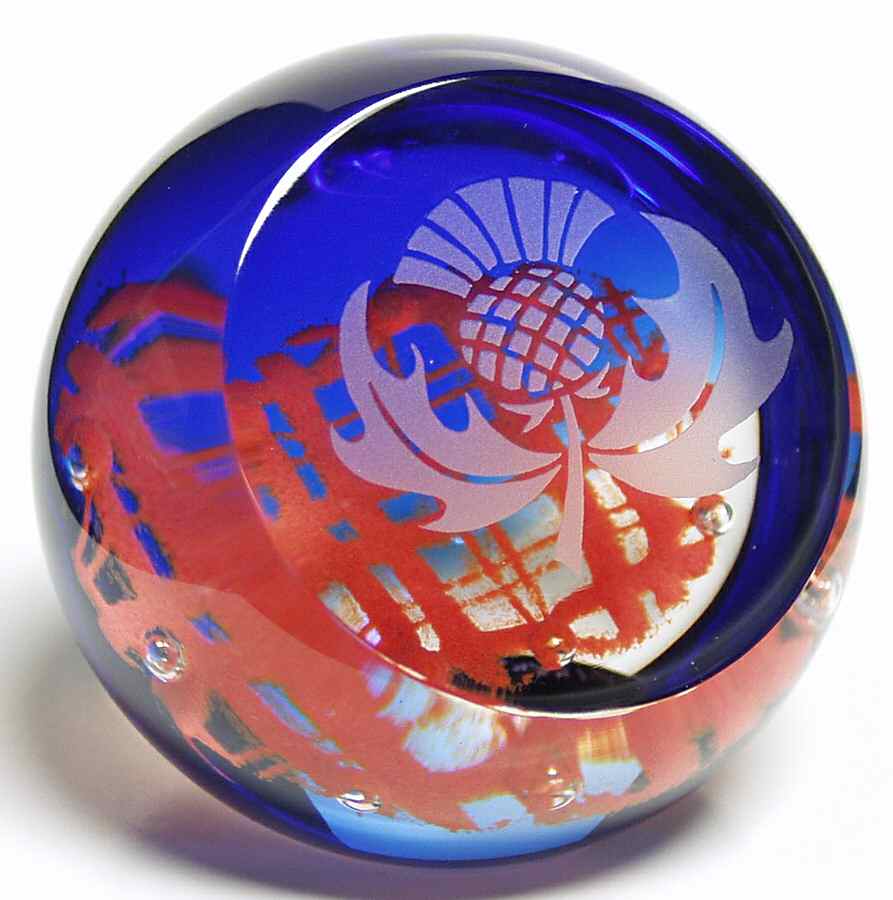 Caithness Paperweight Brave Heart Red - No Box by Caithness-1