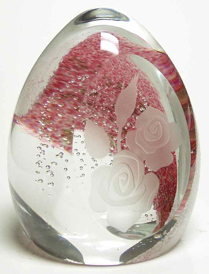 Caithness Paperweight Roses - Nb 637, No Box by Caithness-1