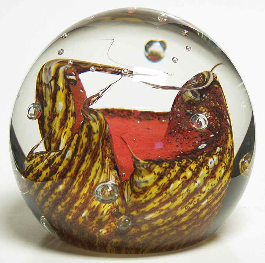 Caithness Paperweight Pastures New-Autumn - Boxed by Caithness-1
