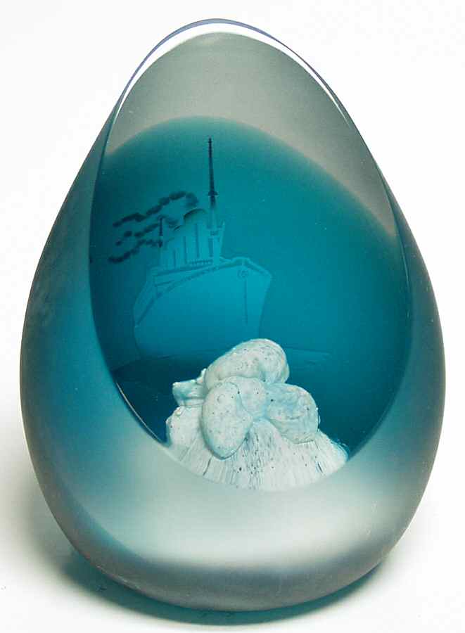 Caithness Paperweight Titanic - No Box by Caithness-1