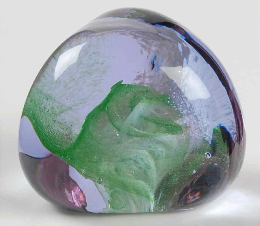 Caithness Paperweight Pebble-Blue/Green - Nb648, No Box by Caithness-1