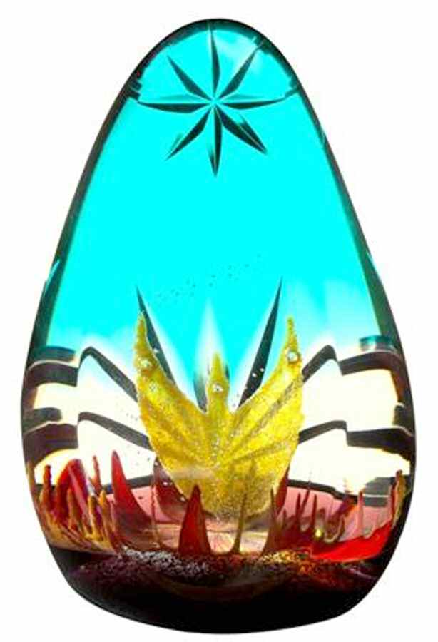 Caithness Paperweight From The Ashes - Nb671, No Box by Caithness-1