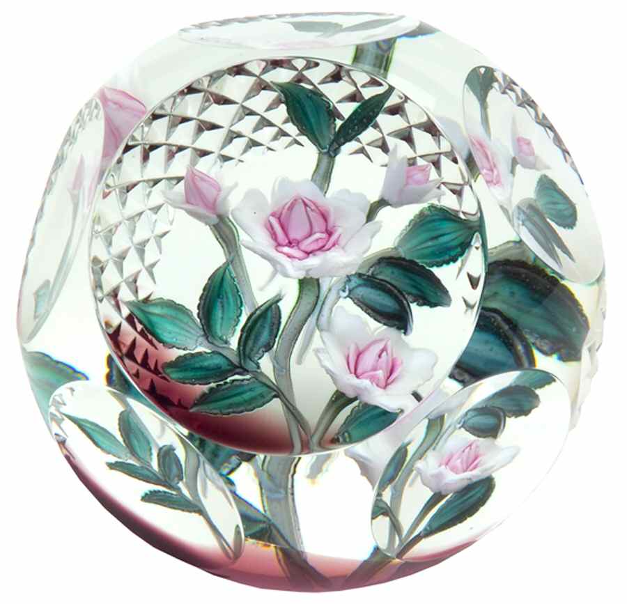 Caithness Paperweight Love Flowers-Rose - Nb687, No Box by Caithness-1