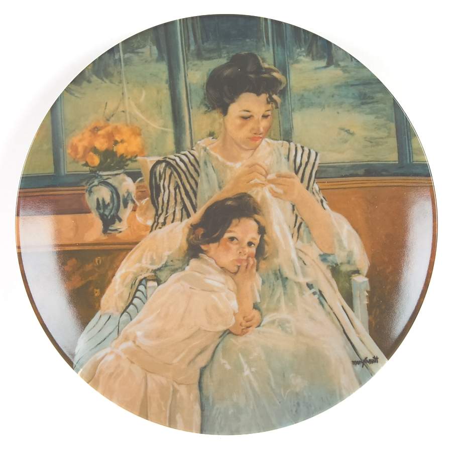 Masterspieces of Impressionism Young Mother Sewing - No Box by Curator Collection-1