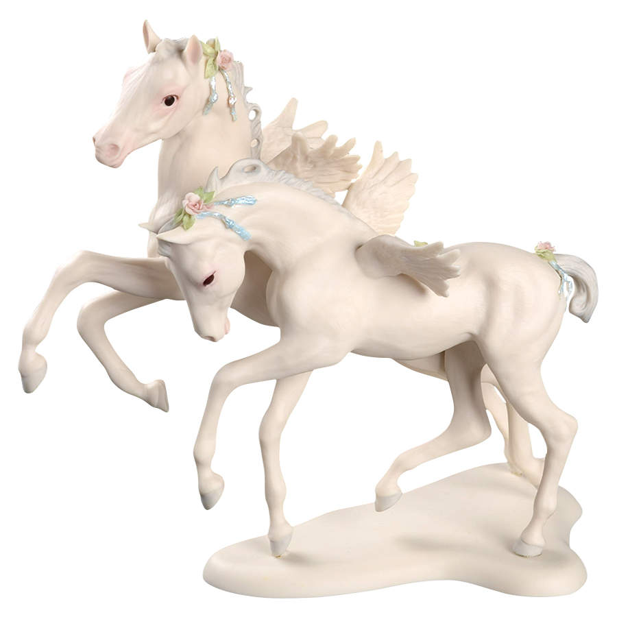 Cybis Figurines Pegasus Colts-Flight & Fancy - No Box by Cybis-1