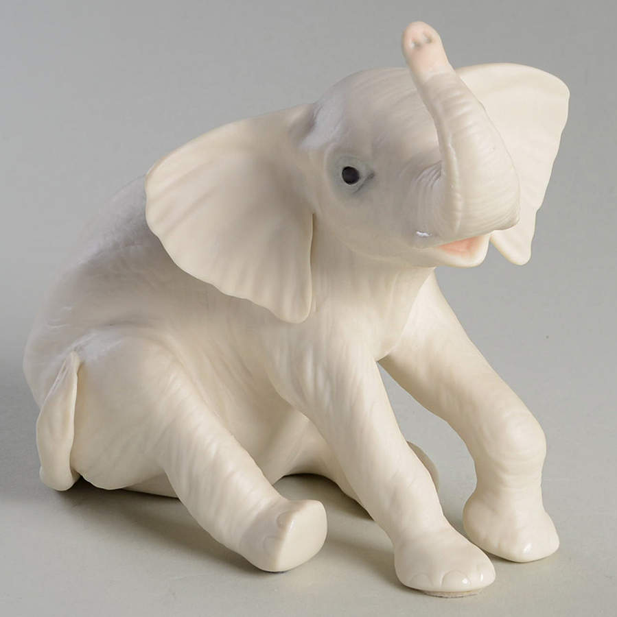 Cybis Figurines Baby Elephant - Willoughby - No Box by Cybis-1