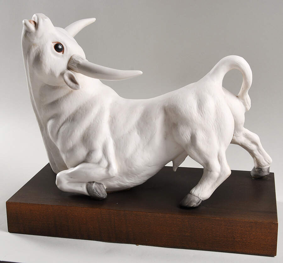 Cybis Figurines Zeus The Bull-God Of The Thunderbolt - No Box by Cybis-1
