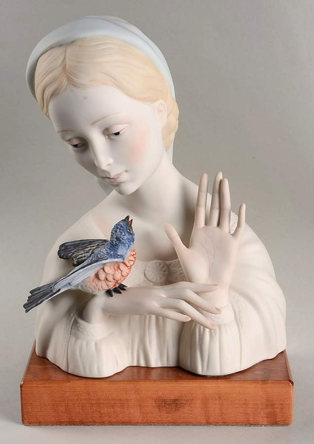Cybis Figurines Madonna With Bird-Color - No Box by Cybis-1