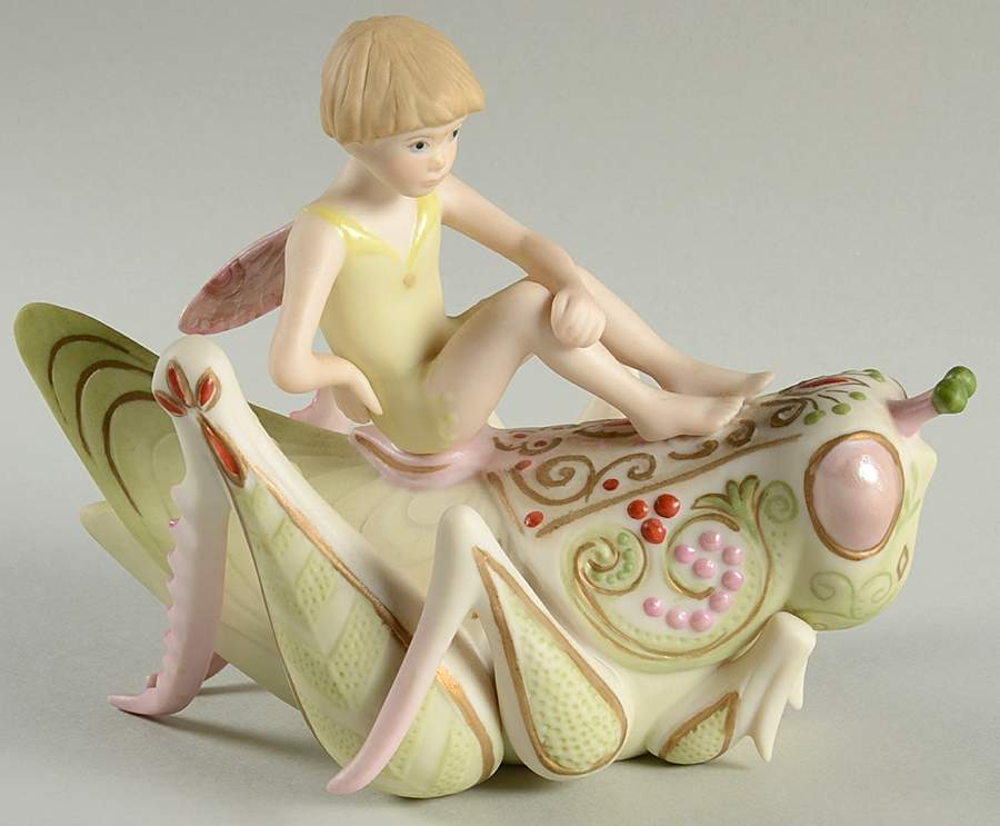 Cybis Figurines Ariel On Grasshopper - No Box by Cybis-1