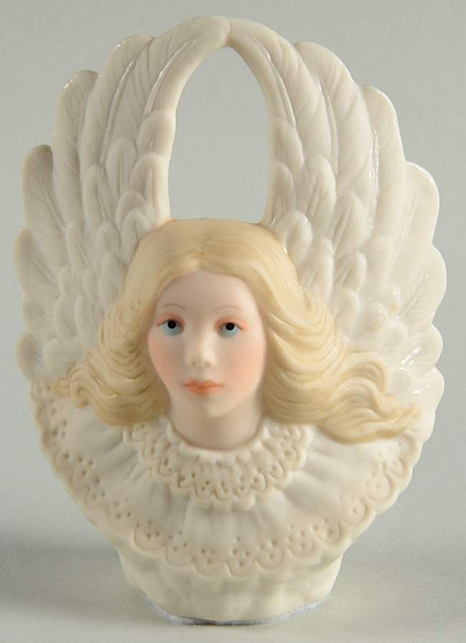 Angel Ornaments 1985 Angel Ornament - White - No Box by Cybis-1