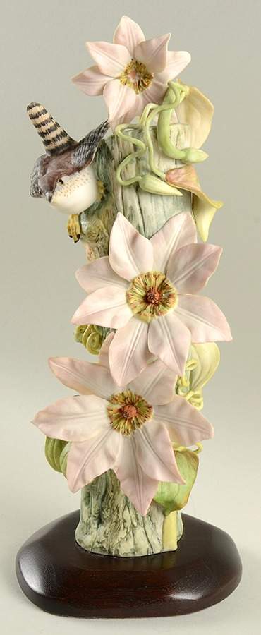 Cybis Birds Clematis With House Wren - No Box by Cybis-1