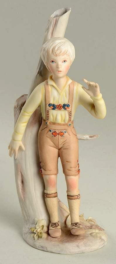 Cybis Figurines Hansel-Boy Standing By Tree - No Box by Cybis-1