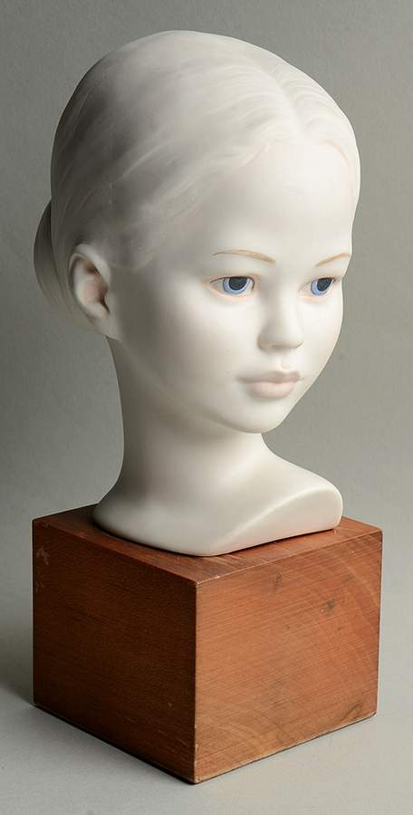 Cybis Figurines Head Of Girl Bust - No Box 159 by Cybis-1