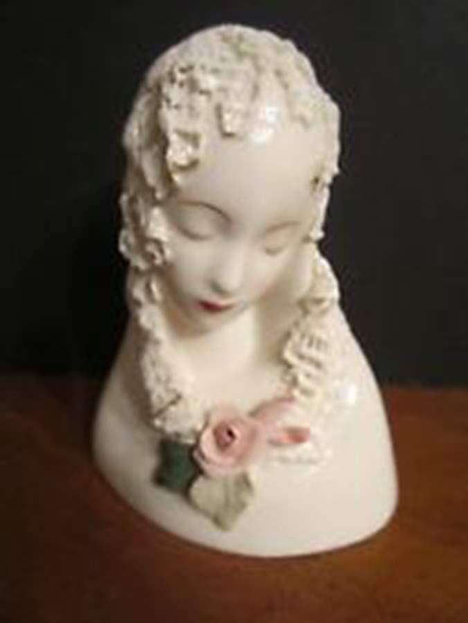 Cybis Figurines Madonna Lace And Pink Rose - No Box by Cybis-1