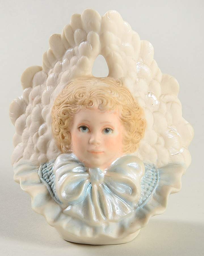 Angel Ornaments 1986 Angel Ornament-Blue - Boxed by Cybis-1