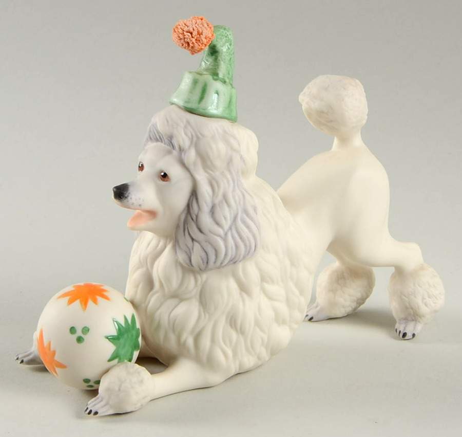 Cybis Figurines Pierre The Performing Poodle Circus - No Box by Cybis-1