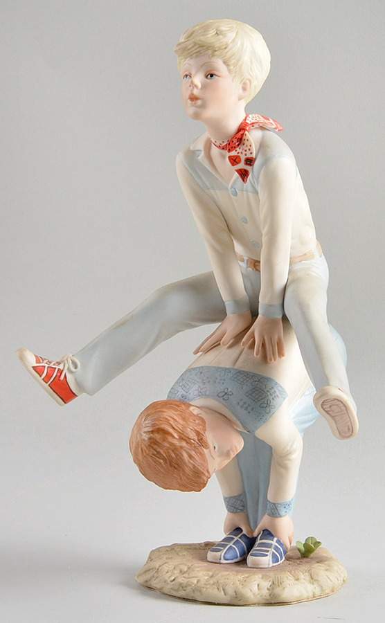Cybis Figurines Skipper & Jens-Leapfrog - No Box by Cybis-1