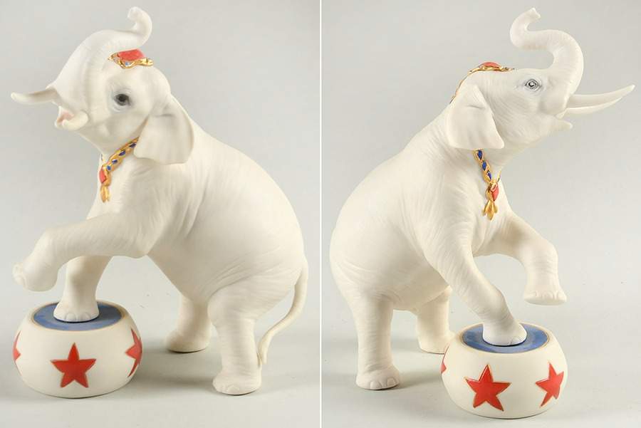Cybis Figurines Phineas-Circus Elephant - No Box by Cybis-1