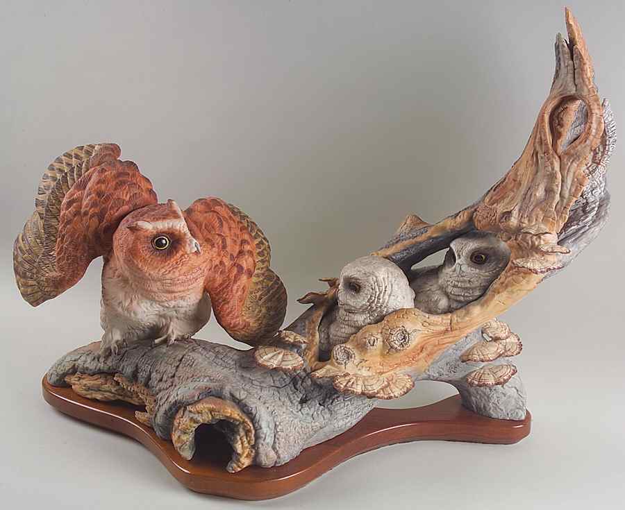 Cybis Birds Screech Owl With Siblings - No Box by Cybis-1