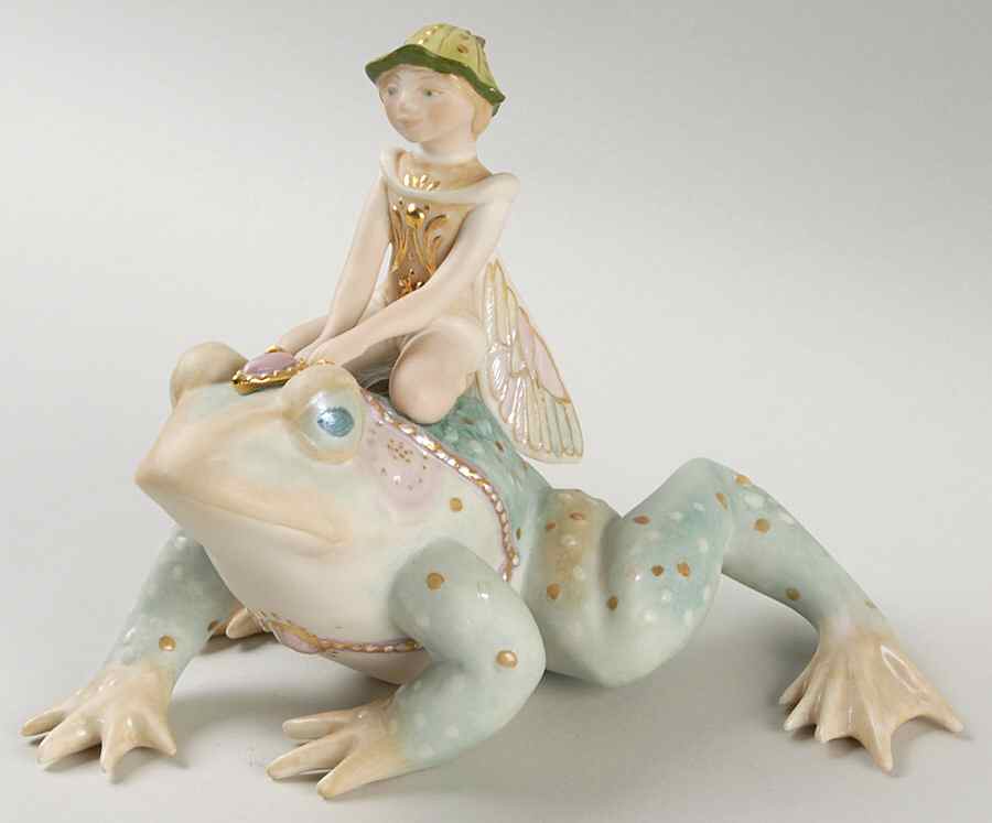 Cybis Figurines Tiffin On Frog - No Box by Cybis-1