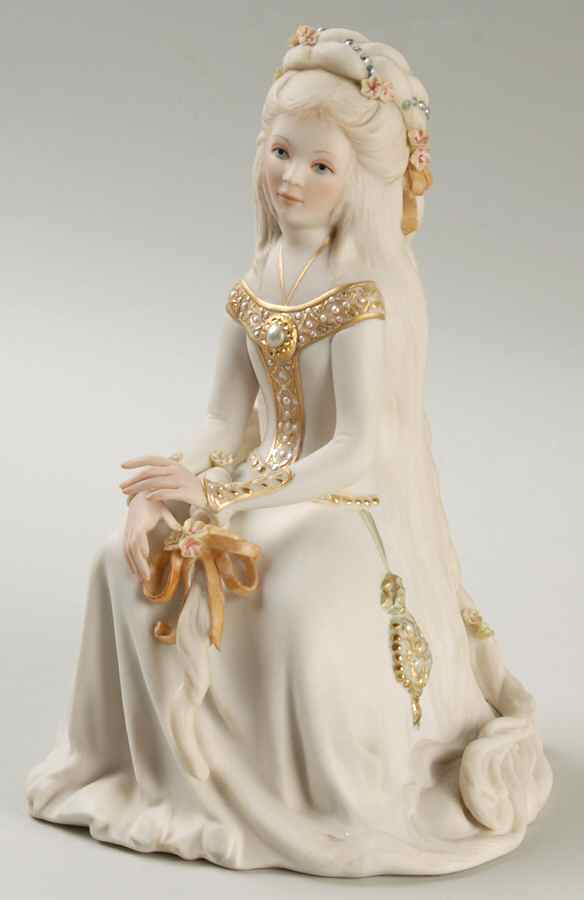 Cybis Figurines Rapunzel-Apricot-Bow On Dress - No Box by Cybis-1