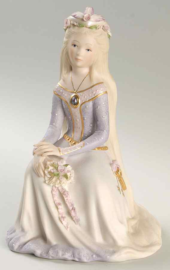 Cybis Figurines Rapunzel-Lilac-With Gold Key - No Box 60 by Cybis-1
