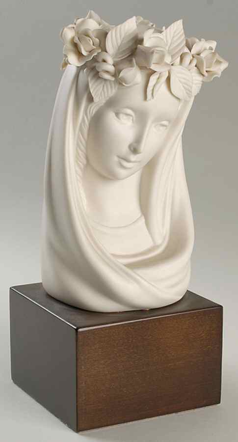 Cybis Figurines Madonna-Queen Of Angels/Bisqu - No Box by Cybis-1