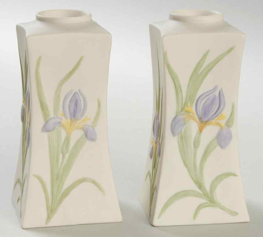 Heritage Collection Iris Candlestick-Pair - No Box by Cybis-1