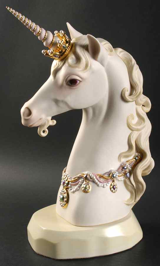 Cybis Figurines Prince Brocade-Unicorn Head - No Box by Cybis-1