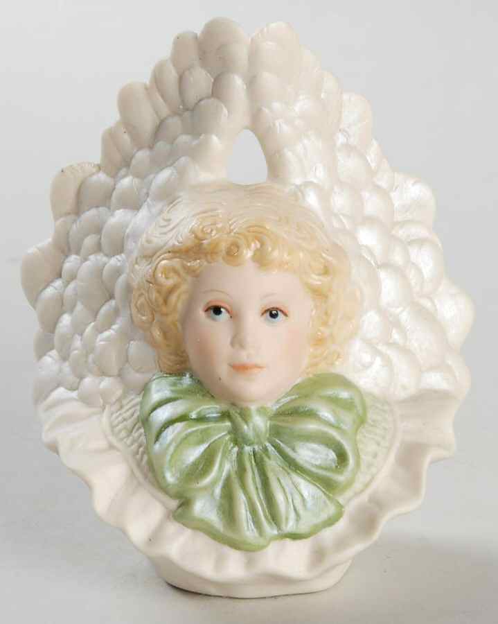 Angel Ornaments 1986 Angel Ornament-Green - Boxed by Cybis-1