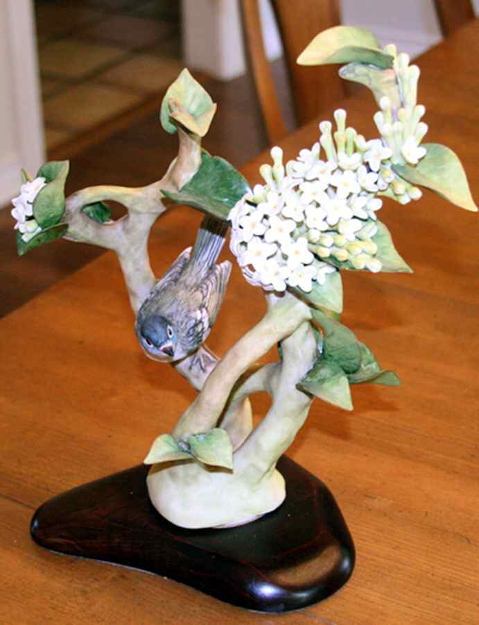 Cybis Birds Blue Headed Vireo W/ Lilacs - No Box by Cybis-1