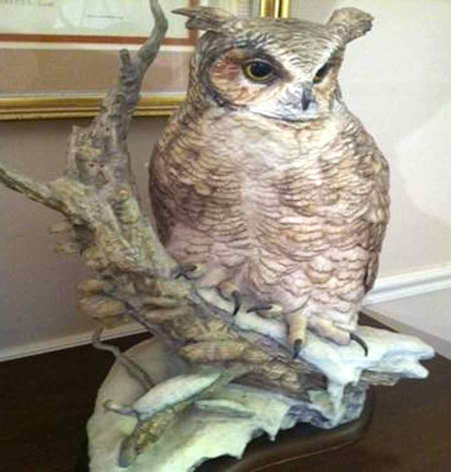 Cybis Birds Great Horned Owl-Kooskooskoos - No Box by Cybis-1