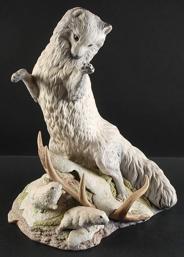 Cybis Figurines Arctic White Fox - No Box by Cybis-1